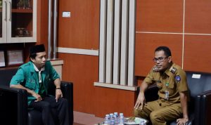 Siap Bersinergi Dengan Pemda, GP Ansor Takalar Audience Dengan Pj Bupati