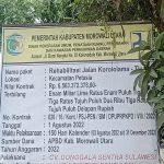 Pekerjaan Rehabilitasi Jalan Korololama Morowali Utara Belum Selesai