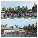Lapas Lubuk Basung Laksanakan Kegiatan Senam Bersama WBP di Lapangan Lapas Lubuk Basung menghadirkan instruktur.