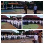 Camat Lubuk basung Sang Motivator Muda  jadi pembina upacara di SMAN 2 Lubuk basung.