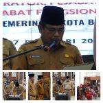 Wali Kota Bukittinggi, Melalui Sekretaris Daerah Melantik 15 pejabat di lingkungan Pemerintah  Kota (Pemko) Bukittinggi.