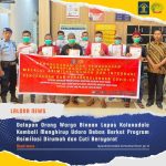 Delapan Warga Binaan Lapas Kolonodale Kembali Menghirup Udara Bebas Berkat Asimilasi di Rumah dan Cuti Bersyarat