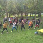 Kampung UMKM Babakan Dan Pokdarwis Bahana Lestari Babakan Mengadakan Santai Senam Berhadiah