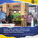 Berbagi Kasih Perayaan Valentine, Lapas Kolonodale Terima Kunjungan Persekutuan Remaja Jemaat Eklesia Kolonodale