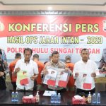 HASIL OPS Jaran Intan 2023 Polres Hulu Sungai Tengah