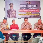 Jumat Curhat Polres Donggala, Warga Guntarano Pertanyakan Maraknya Perjudian.