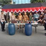 PENGAMANAN Lebaran 1444 Hijriah, Polres Kotabaru Gelar Apel Pasukan