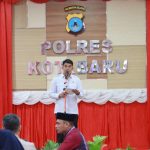 Sambutan Wakil Bupati Kotabaru Kepada Kapolres Kotabaru dalam Acara Pisah Sambut Berlangsung Penuh Khidmad