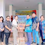 Gandeng PMI Morut, PT. SPN Salurkan Bantuan Korban Banjir di Beberapa Desa