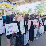 AKSI Mahasiswa Menggelar May Day 1 Mei 2023 di Fly Over Banjarmasin Kalimantan Selatan