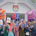 ACIL Jukung dan Barongsai Warnai Kedatangan Partai Nasdem ke KPU Provinsi Kal-sel