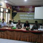 KPU Nias Barat Menggelar Sosialisasi Tata Cara Pengajuan Bakal Calon Anggota DPRD.