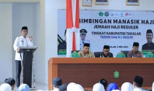 PJ Bupati Takalar Buka Secara Resmi Bimbingan Manasik Haji Tahun 2023