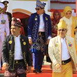 MERIAHKAN Hari Lahir Pancasila, Pemkab Kotabaru mengapresiasi dengan Menyerahkan berbagai Penghargaan