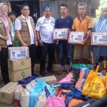 BPBD Jeneponto Serahkan Bantuan Kepada Korban Kebakaran di Tonro Kassi