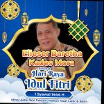 Kades Mora Kec.Lembo Morut Mengucapkan Selamat Hari Raya Idul Fitri 1444 Hijriyah Tahun 2023 Masehi