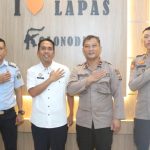 Lapas Kolonodale Terima Kunjungan Kasat Tahti Polres Morut, Ini Agendanya
