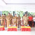 Doa Bersama Keberangkatan Kontingen Kabupaten Nias Barat Pada Kegiatan PRSU ke-49 di Medan
