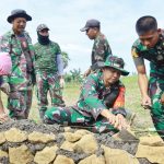 Dansatgas TMMD Ke 117 Kodim Takalar Terjun Langsung Ke Lokasi Pengerjaan