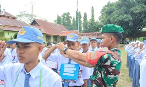 Sasaran Non Fisik, Satgas TMMD Reguler Ke 117 Gelar Penyuluhan Wawasan Kebangsaan dan Bela Negara
