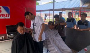 Lapas Takalar Kolaborasi Barbeshop Stay Hair Indonesia Bekali Ilmu Cukur Bagi Napi