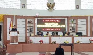 PJ Bupati Buol Hadiri Paripurna DPRD, Sejumlah Fraksi Setujui Raperda Pertanggungjawaban APBD TA 2022 