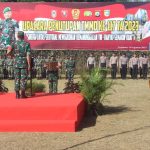 DANSATGAS TMMD ke – 17 Kodim 1009/Tla, Bacakan Laporan Hasil TMMD