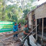 KORAMIL 1002 HST Lakukan Bedan Rumah Kakek Berumur 88 Tahun