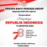 Semarakkan Kemerdekaan RI, UNB Group Mengucapkan Dirgahayu RI Ke-78
