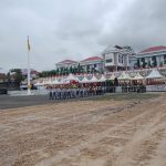 Pasukan Pengibar Bendera Merah Putih HUT RI ke 78 Morowali Utara Laksanakan Gladi