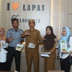 Perbaharui Buku Bacaan, Lapas Kolonodale Terima Kunjungan Dispusarda Morut