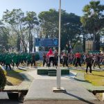Tingkatkan Sinergitas, Kodim Takalar Bersama Forkopimda Gelar Senam Bersama