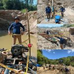 9 Unit Mesin Diamankan, Ditreskrimsus Polda Sultra Menindak Aktivitas Penambang Emas Ilegal di Bombana