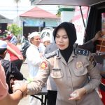POLRES HST Gelar Jum’at Baroqah Mobile di Masjid Agung Barabai