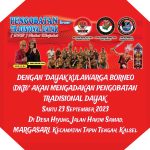 DKB, LMA dan IWOI Kalsel Gelar Pengobatan Dayak Grstis di Kabupaten Tapin