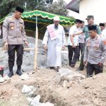 Kapolresta Mataram Letakan Batu Pertama Pembangunan Mushola Al Mustafa Di Polsek Narmada