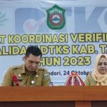 Sekda Lepas Tim Verifikasi dan Validasi Data DTKS Kabupaten Takalar Tahun 2023
