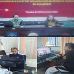 Secara Virtual Lapas Kelas II B Ampana Ikuti Bimtek dan RUP Tahun 2024 Kemenkum-Ham R.I se-Sulawesi 