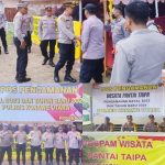 Kapolres Konut Lakukan Pengecekan Pospam Nataru 2023 di Hari Keempat Operasi Lilin