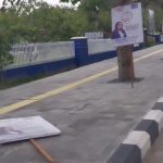 NOVIANA Sitorus Kecewa Alat Peraga Kampanyenya di Pindahkan oleh Pihak tidak Bertanggung Jawab