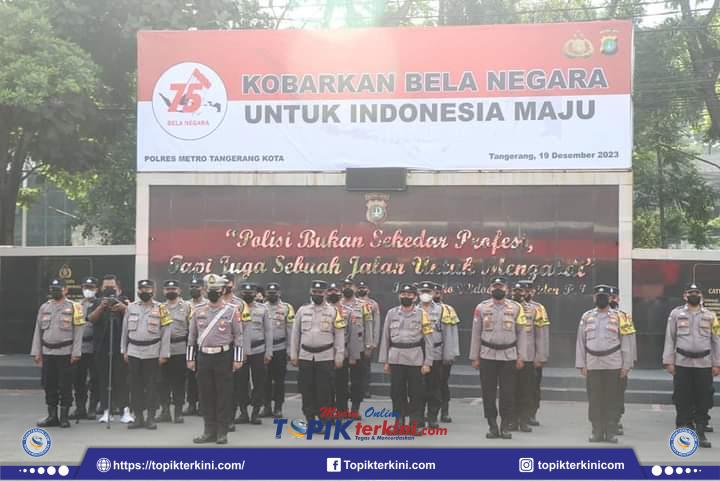 Polres Metro Tangerang Kota Gelar Upacara Peringatan Hari Bela Negara ke-75, Simak Amanat Presiden Jokowi