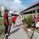 MENJAGA KEBERSIHAN LAPAS AMPANA INI YANG DI LAKUKAN PETUGAS
