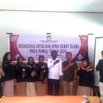 KPU Kabupaten Touna Sosialisasi DPTb dan Surat Suara Pemilu Tahun 2024 di Lapas Ampana