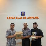 Lapas kelas IIB Ampana Menerima Waqaf Mushaf Al-Qur’an