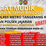 Aman Saat Mudik Nataru 2024, Polres Metro Tangerang Kota Buka Layanan Titip Kendaraan Gratis