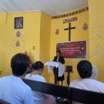 PENUHI HAK BERIBADAH WARGA BINAAN KRISTIANI , LAKSANAKAN IBADAH JUMAT DI GEREJA OIKUMENE LAPAS AMPANA