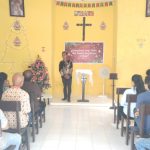 UPAYAKAN PEMENUHAN HAK BERIBADAH WARGA BINAAN KRISTIANI, LAKSANAKAN IBADAH MINGGU DI GEREJA OIKUMENE LAPAS AMPANA