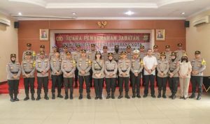 Berlangsung Khidmat, Kapolres Metro Tangerang Kota Pimpin Penyerahan Jabatan Wakapolres