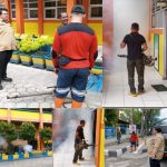 Meminimalisir Wabah DBD, Ketua FPRB Sultra Laksanakan Aksi Fogging di Titik Sekolah