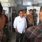 Pj Bupati Jeneponto Tinjau Logistik Di Gudang 2 KPU